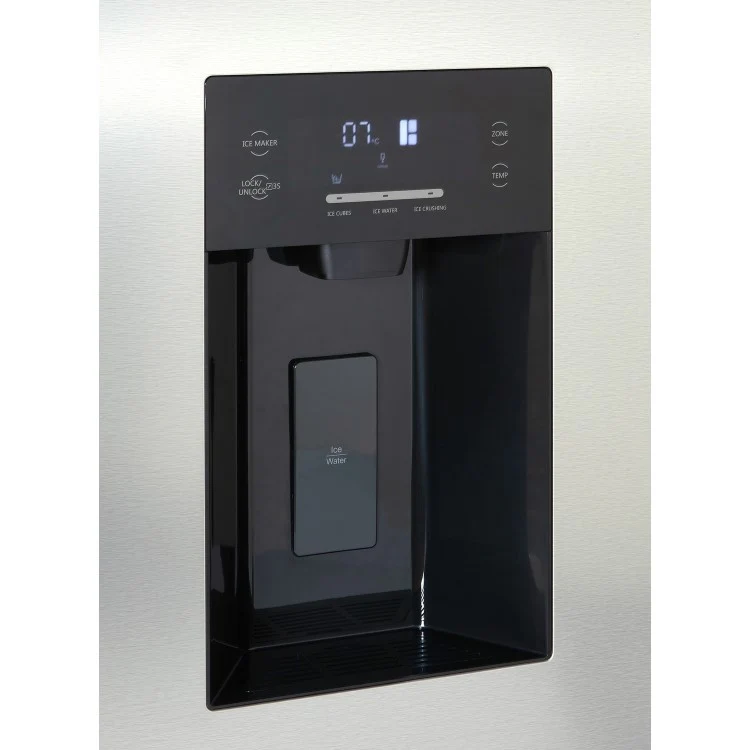 Tesla T530TDXG Inox Plumbed American Fridge Freezer with Wine Storage - Image 6
