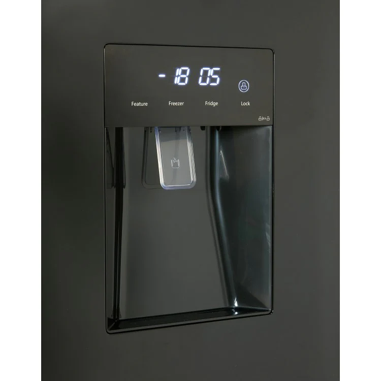 Tesla T560FDB Black Non Plumbed American Fridge Freezer - Image 5