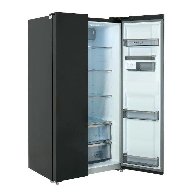 Tesla T582SBSB Black Non Plumbed American Fridge Freezer - Image 3