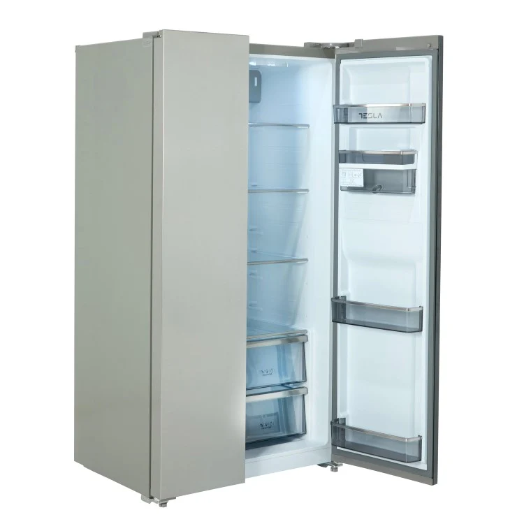 Tesla T582SBSX Inox Non Plumbed American Fridge Freezer - Image 3