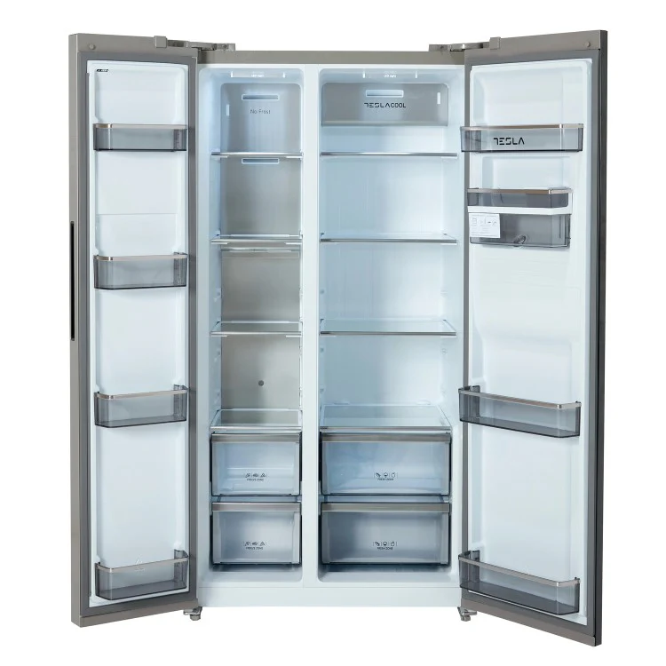 Tesla T582SBSX Inox Non Plumbed American Fridge Freezer - Image 4